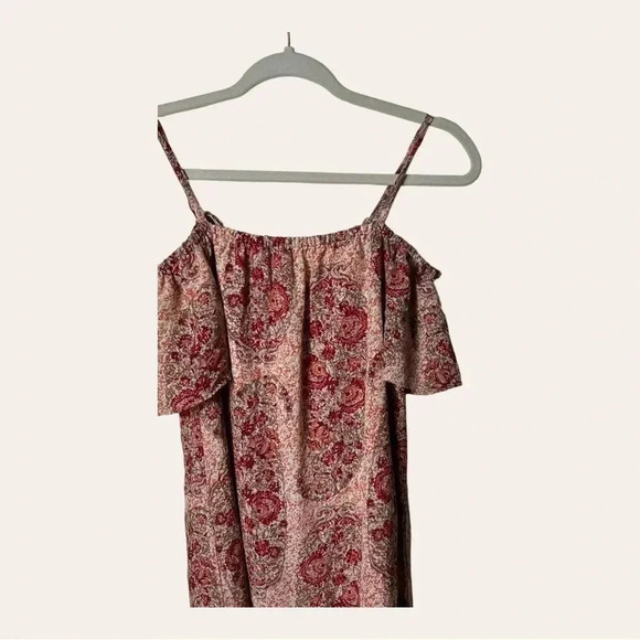 0293. MADEWELL WATERCOLOR‎ PAISLEY FLORAL DRESS SIZE XSMALL - Picture 4 of 12